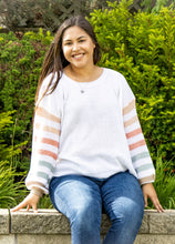 Load image into Gallery viewer, Rainbow Sleeve Sweater