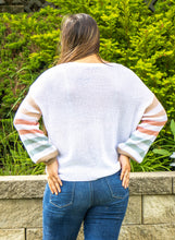 Load image into Gallery viewer, Rainbow Sleeve Sweater